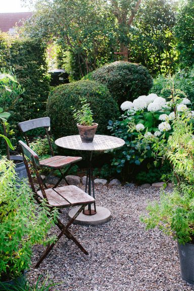 Spännande trädgårdsrum-Inspirationsbild lånad av Pinterest